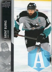 2021-22 Upper Deck Series 1 Hockey Brent Burns Base #147 San Jose Sharks